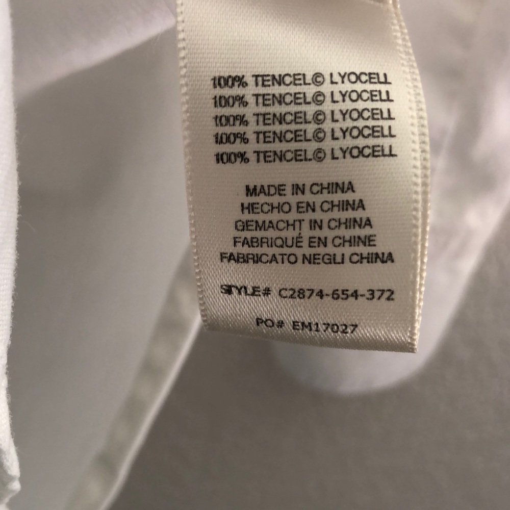 Cloth & Stone Button Down White Collared Shirt - Picture 5 of 5